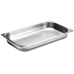 Cuba Gastronômica GN 1/1 x 100 Inox Sem Alças - Tecnocuba