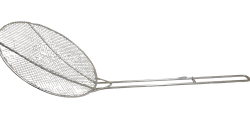 Escumadeira Arame 28cm Com Reforço - Aramfactor