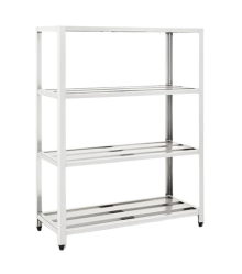 Estante Aço Inox 4 Planos 2000x400x1650 mm - Promaq