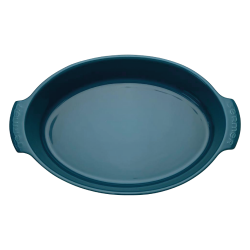 Forma Oval Média Assar e Servir Verdigris 31,5 × 18,5 × 6,3 cm - Germer