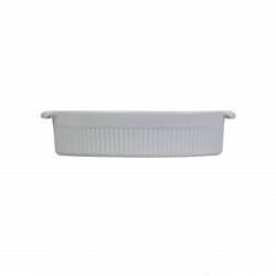 Forma Oval Pequena Assar e Servir Branco 25,5 × 16 × 5,7 cm cm - Germer