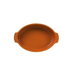 Forma Oval Pequena Assar e Servir Laranja 25,5 × 16 × 5,7 cm cm - Germer