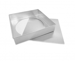 Forma Quadrada Com Fundo Falso 20 x 6,8 cm - Doupan