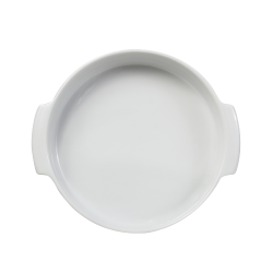 Forma Redonda Branca Assar e Servir 21 cm - Germer