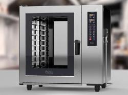 Forno Combinado 10 GNs C-Max 10 com Cavalete - Prática