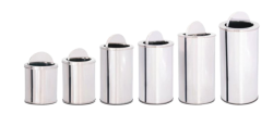 Lixeira Inox Com Tampa Basculante 20 LTS - Binnox