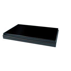 Mesa Térmica Fria Gelo X De Vidro Temperado Preto LC1708 - Le Cook