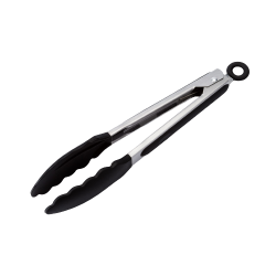 Pegador Inox Com Ponta Silicone 23cm Preto - Weck