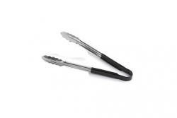 Pegador Inox Em Vinil Preto 30 cm - Grassoeti