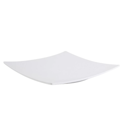 Prato Quadrado Curvado 35 Cm Melamina 100% Profissional GX5341 - Gourmet Mix