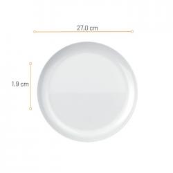 Prato Raso Blanc 27 cm 5545 - Nadir