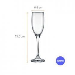 Taça Champanhe Barone 190 ml 7856 - Nadir