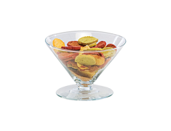 Taça Martine Média Pé Baixo 1.030 ml Ø 18,5 x 12,5 cm 508 TR - Luvidarte