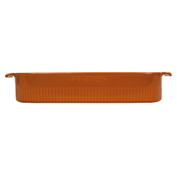 Travessa Retangular Assar e Servir 37x26 cm Laranja - Germer
