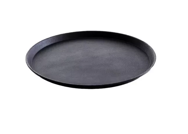Bandeja Antiderrapante 40 cm Preta - Grassoeti