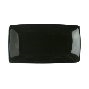 Bandeja Rasa Preto Oriental 12x22 cm - Germer
