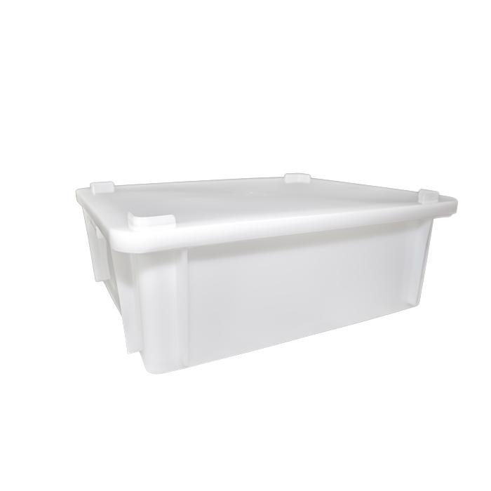 Caixa Empilhável com Tampa 15,5 Litros 41,5x34,5x14,5 cm S 650 - Dekacron