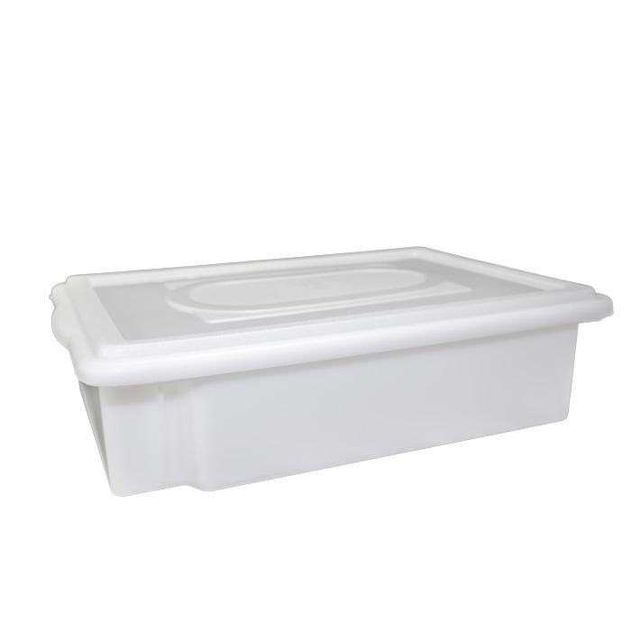 Caixa Empilhável com Tampa 7 Litros 41x29x9,5 cm S 450 - Dekacron