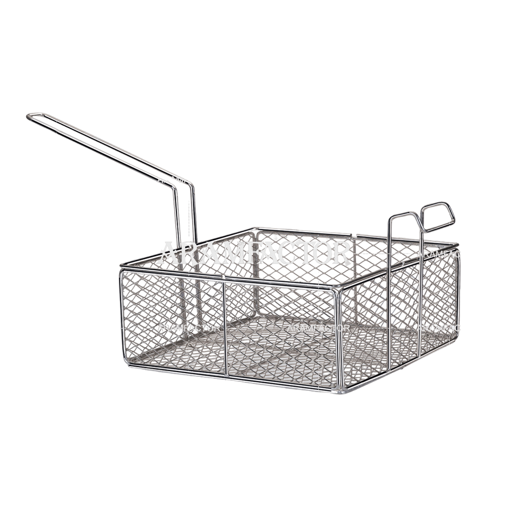 Cesto De Fritura Quadrada 25x25cm Plug - Aramfactor