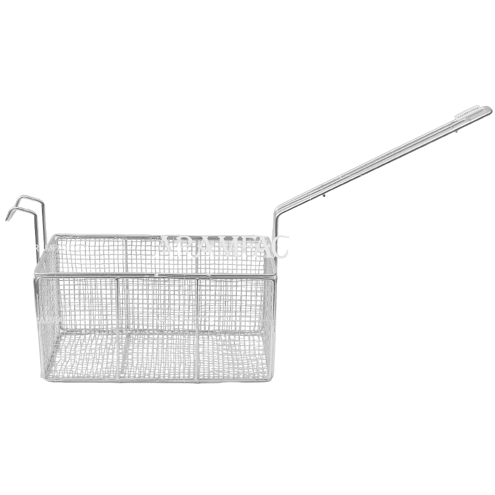 Cesto De Fritura Retangular 28x14cm - Aramfactor