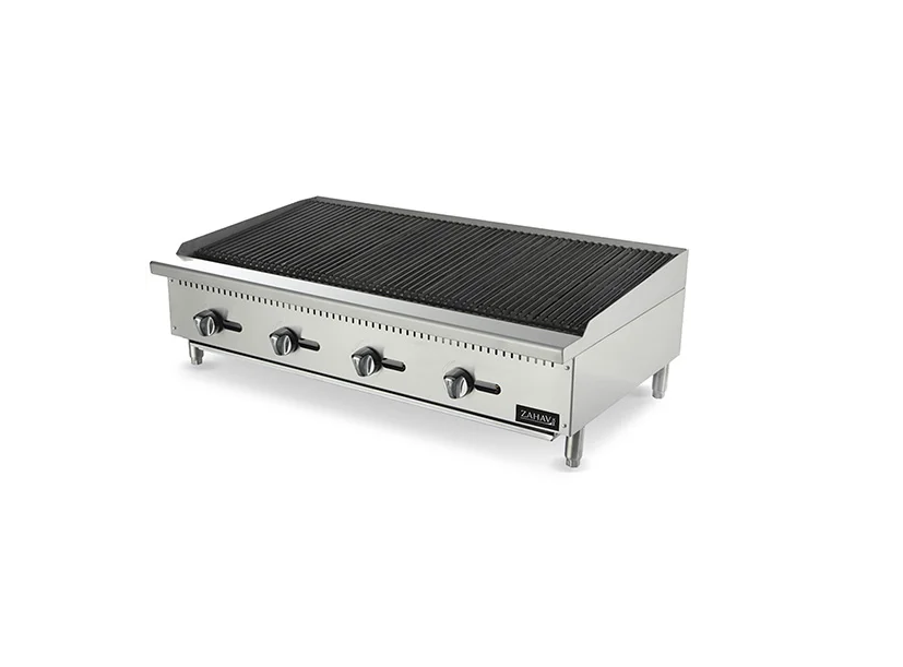 Char Broiler a Gás 4 Queimadores Grelha Ferro Fundido - Zahav