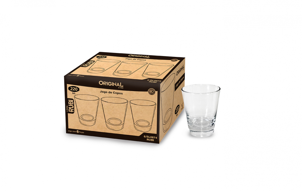 Copo Rubi 220 ml - Original Line
