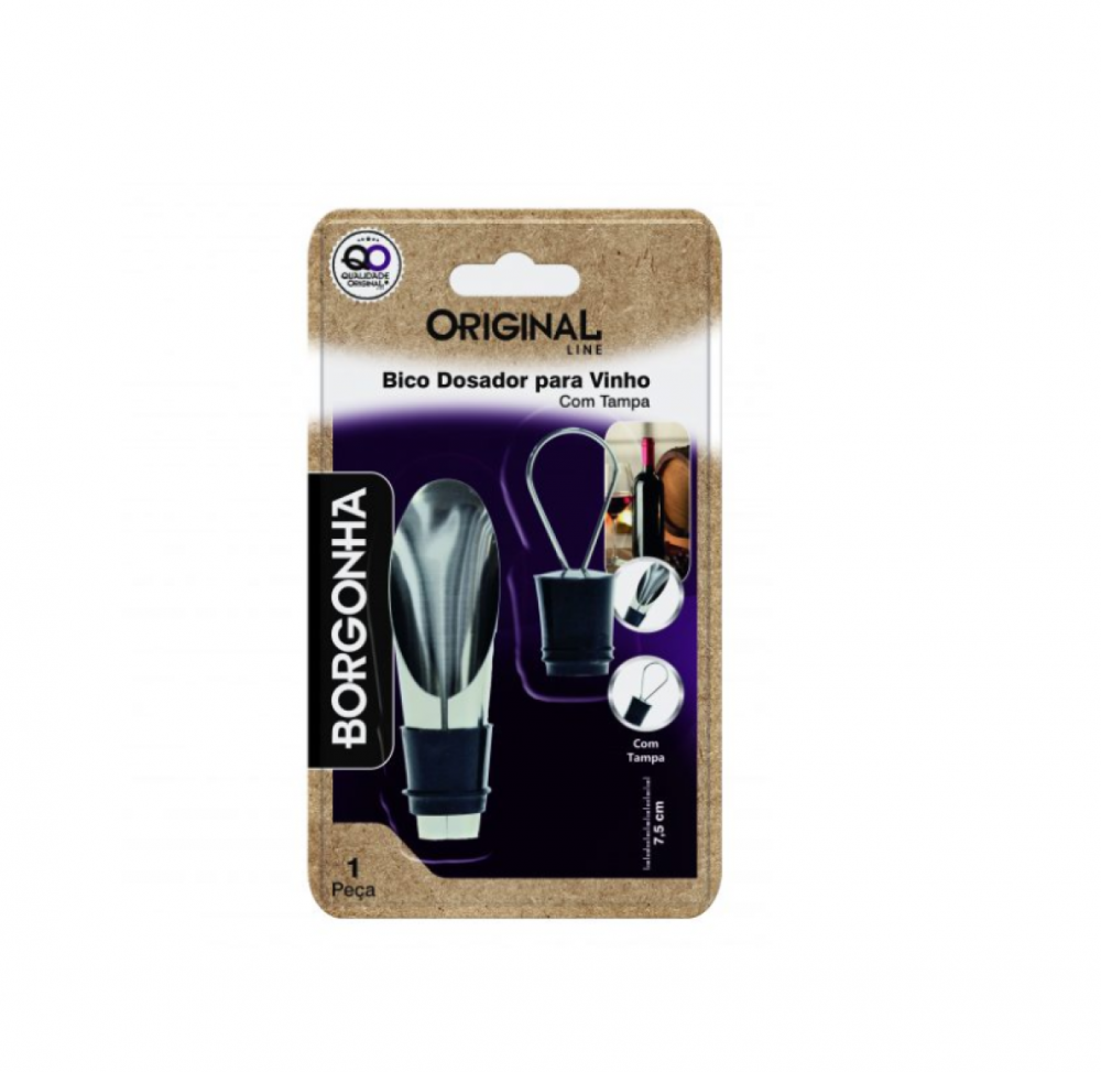 Dosador Para Vinho Com Tampa - Original Line