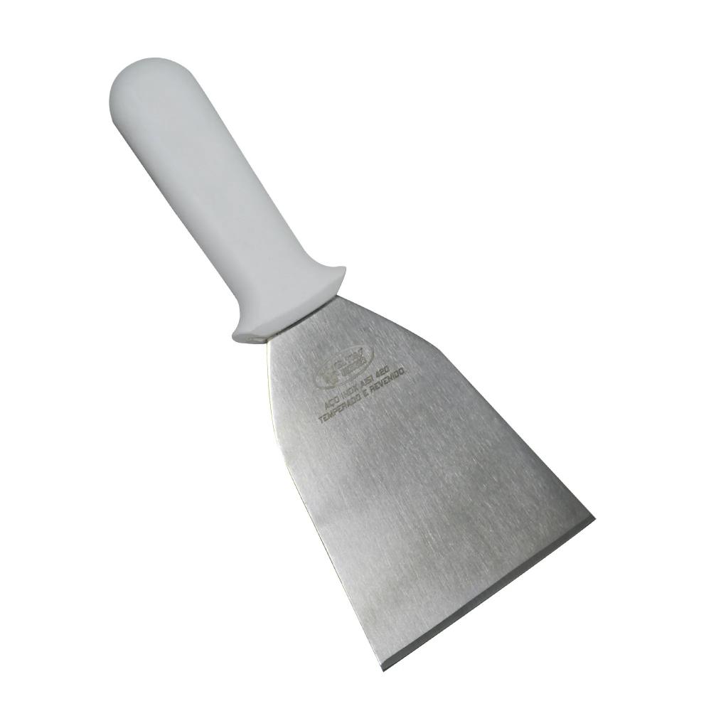Espátula Raspador para Chapeiro Cabo Branco 10 cm - El Toro