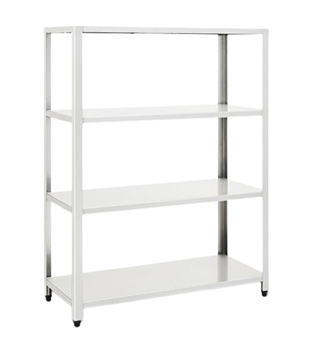 Estante Aço Inox 4 Planos 1500x400x1650 mm - Promaq