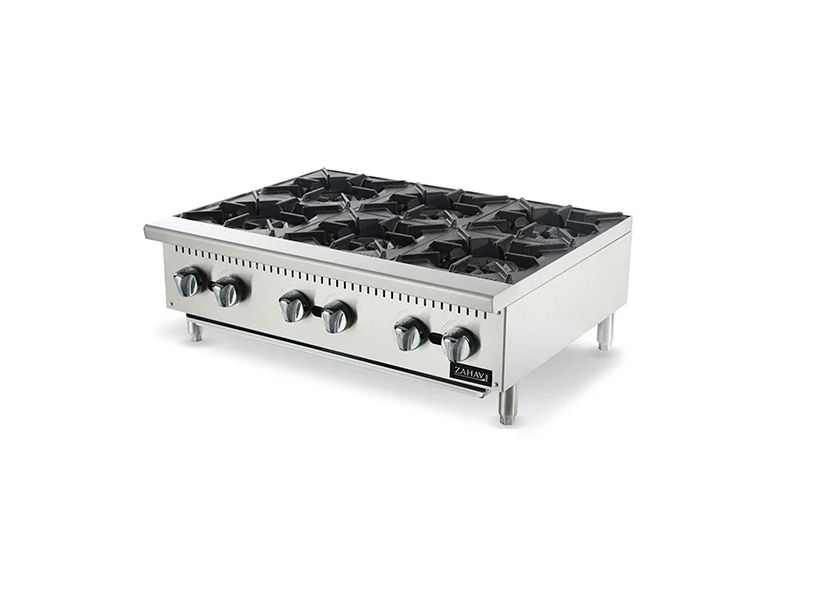 Fogão Industrial De Mesa A Gás 6 Queimadores - Zahav