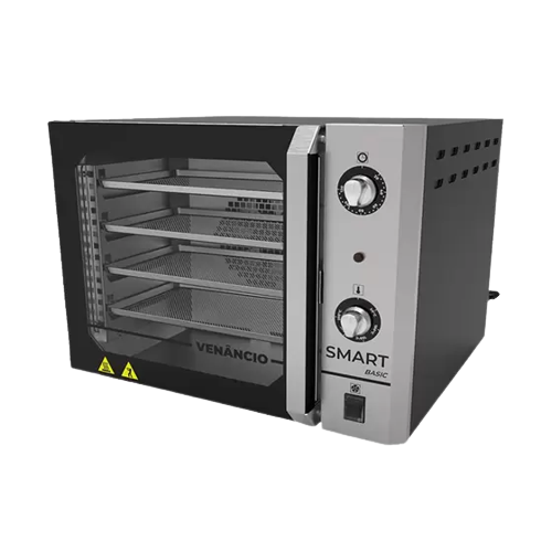 Forno Smart Analógico Inox 4 Esteiras 200v - Venancio