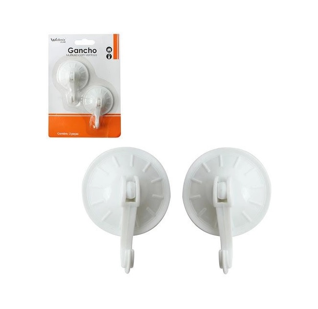 Gancho Em Plástico Conjunto Com 2 Peças - Grassoeti