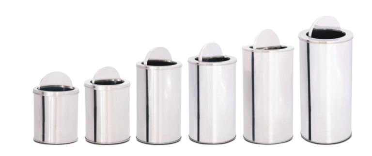 Lixeira Inox Com Tampa Basculante 20 LTS - Binnox