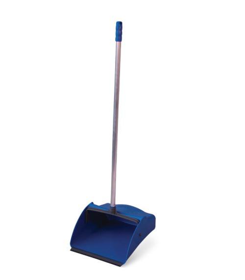 Pá Coletora Pop Azul Cabo em Alumínio - Bralimpia