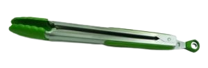 Pegador Inox Ponta De Silicone Verde 27 cm - Bono