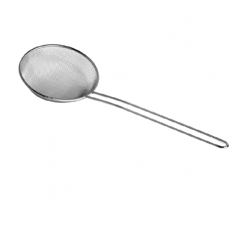 Peneira Inox 14 cm Cabo Longo - Grassoeti