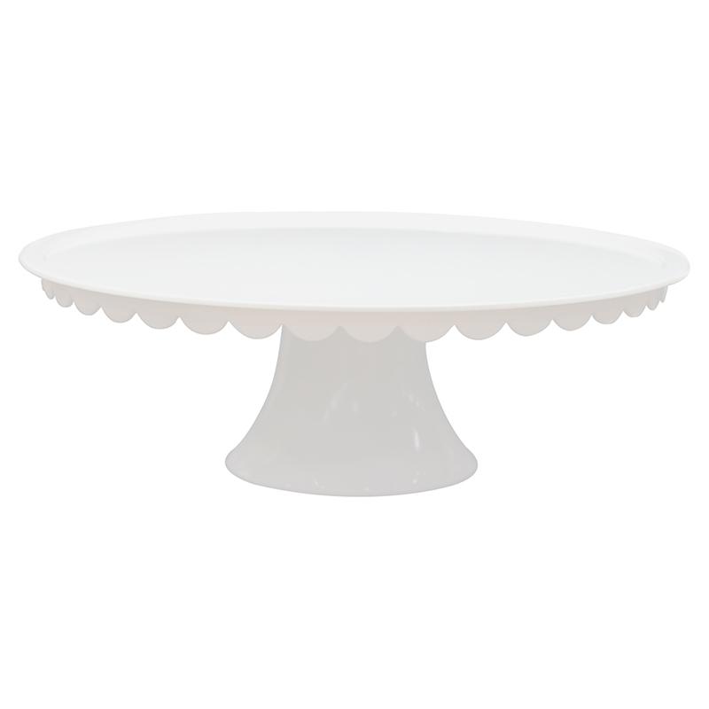 Prato Para Bolo com Pé 29,5 cm Red - Bestfer