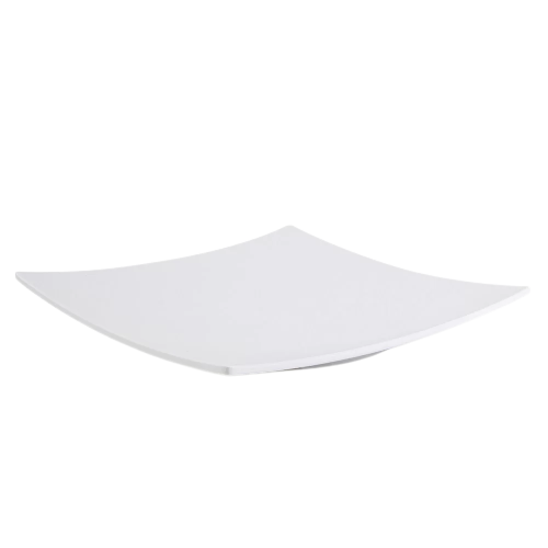 Prato Quadrado Curvado 35 Cm Melamina 100% Profissional GX5341 - Gourmet Mix