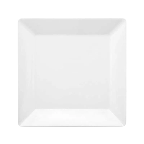 Prato Quadrado Para Sobremesa 20x20cm Quartier White - Oxford
