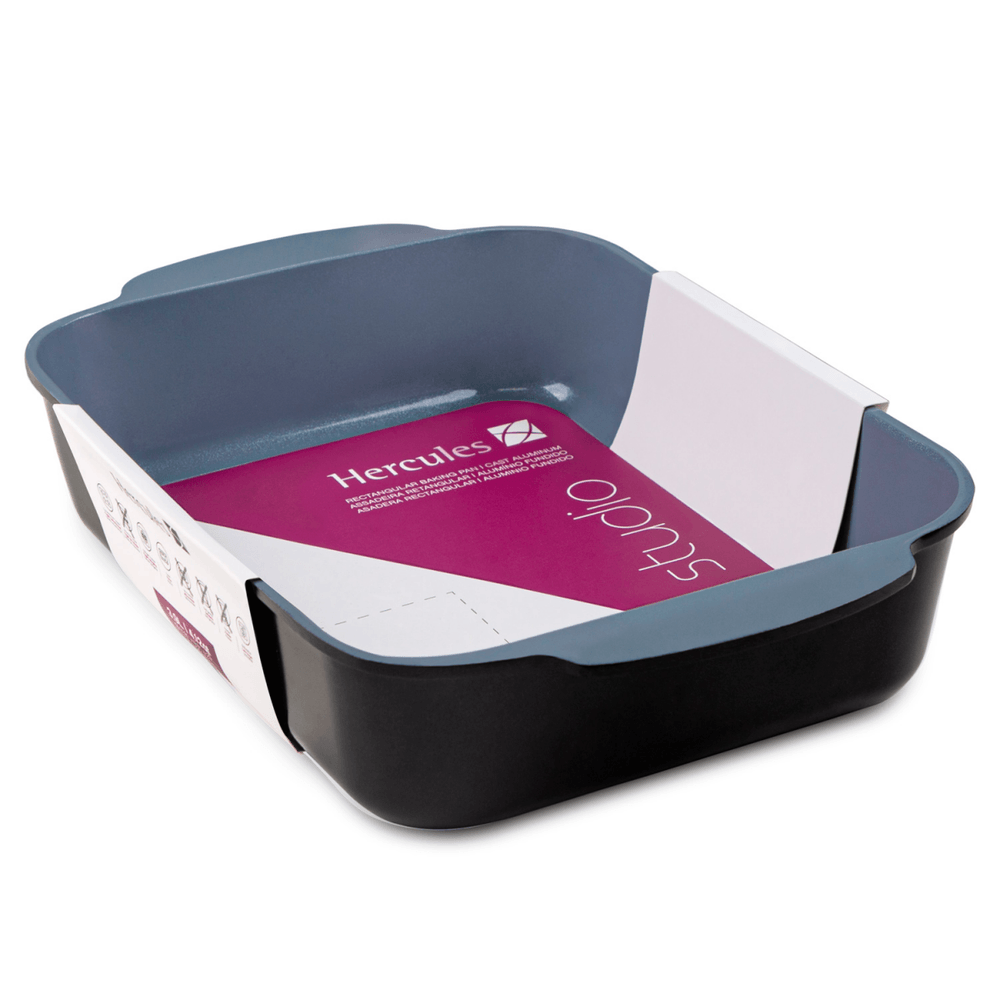 Assadeira Retangular Preto 30 x 22 cm - Hercules