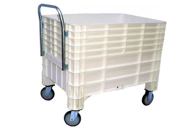 Caixa 370 Lts Com Rodas Completa C370B - Grassoeti