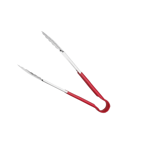 Pegador Inox Em Vinil 24 cm Vermelho - Grassoeti