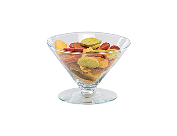 Taça Martine Média Pé Baixo 1.030 ml Ø 18,5 x 12,5 cm 508 TR - Luvidarte