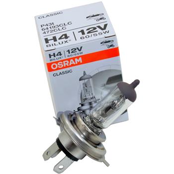 Lâmpada H4 BI-IODO 60/55W/12V Marca Osram OS64193CLC : Aqui