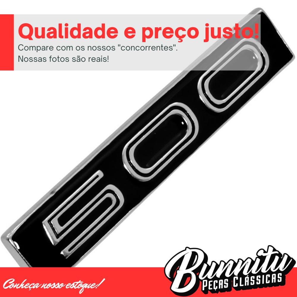 Emblema Plaqueta Traseira Ford Galaxie 500 de 1967 à 1970