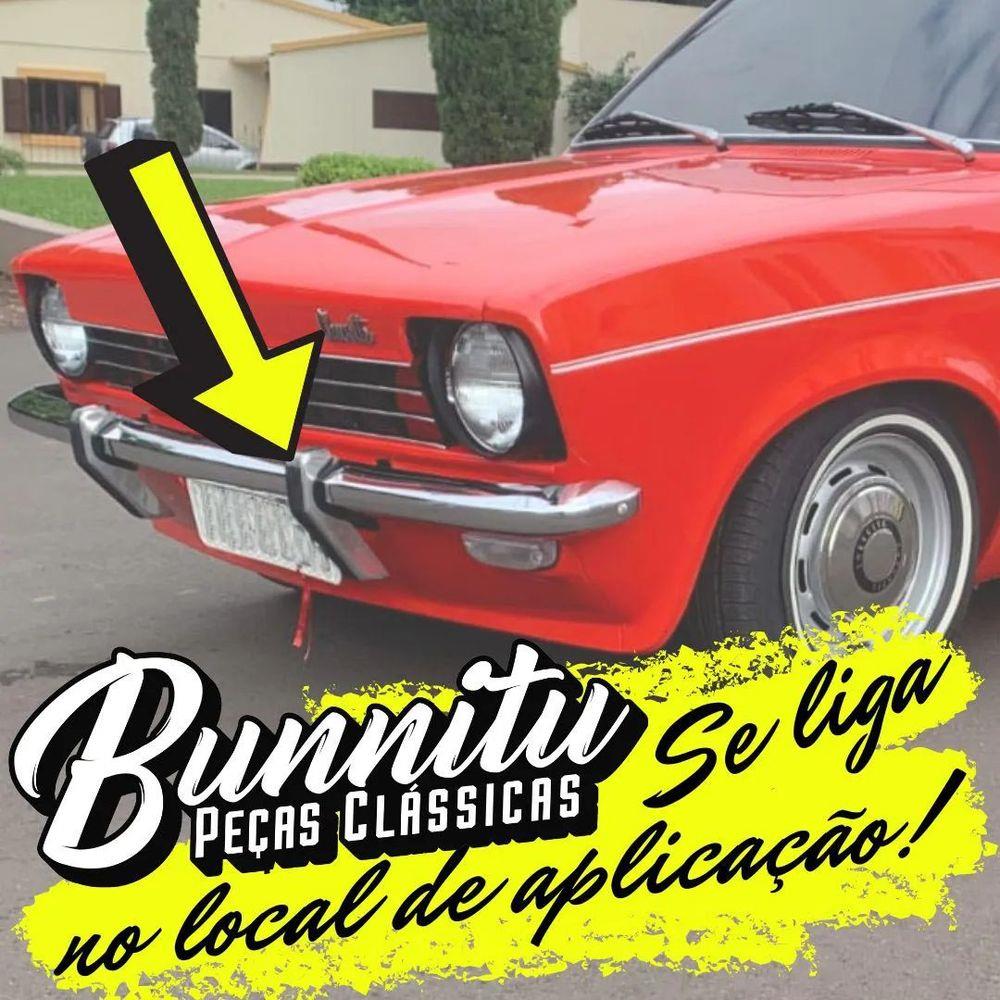 Par, Borracha Batente Picareta Parachoque GM Opala Caravan 1975 À 1979  Chevette :