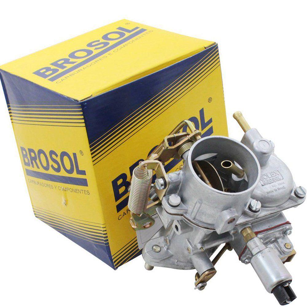 Carburador 30 PIC Solex Brosol com Regulador Elétrico M L para VW Fusca 1300 Gasolina