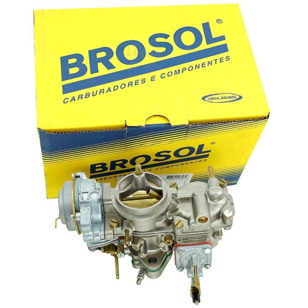 Carburador Solex Brosol H-32-PDSIT/3 mod. lado direito álcool dupla  carburação para VW Fusca 1993 à 1996 