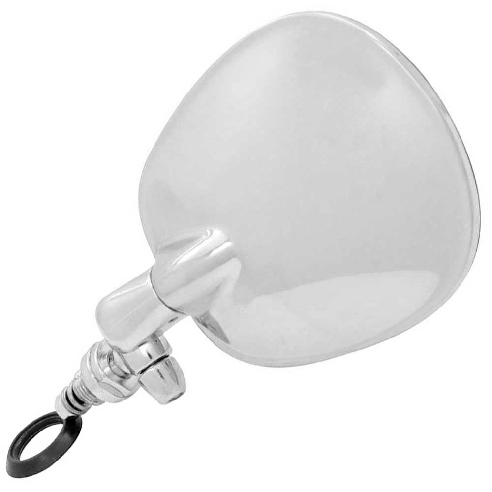 Espelho Retrovisor Raquete Inox VW Fusca Variant Brasília TL TC