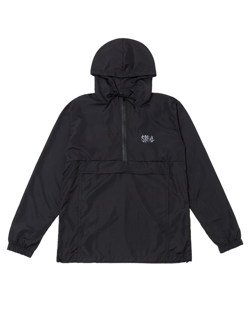 Corta Vento Surfavel Anorak Shattered Letter (Preto) : Corta vento